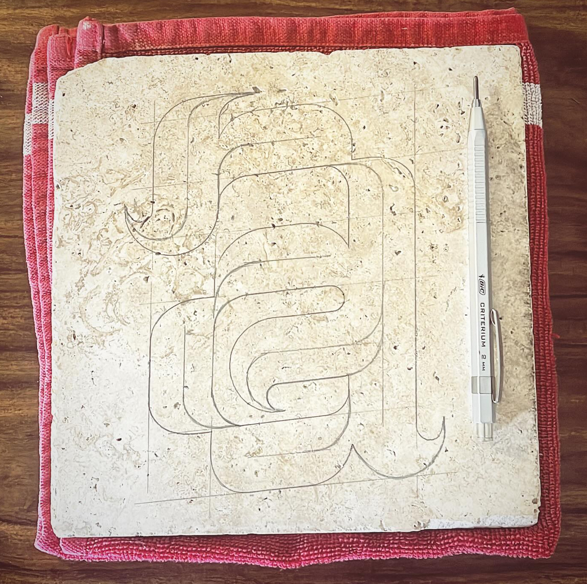 Compositio — étude, construction de caractère