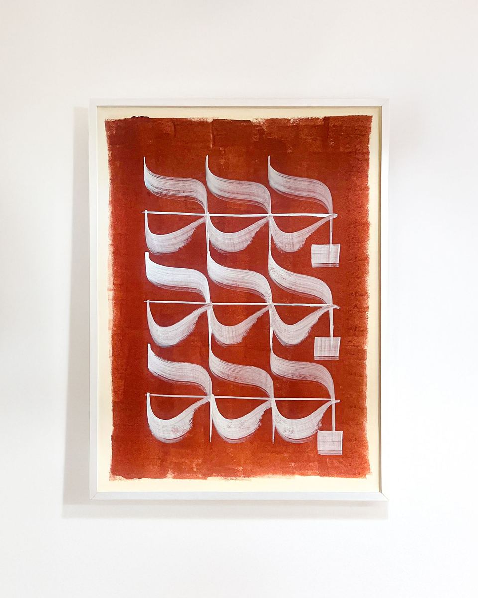 Semeia — aaa, acrylique sur carton-bois, 60 × 80 cm, 2024
