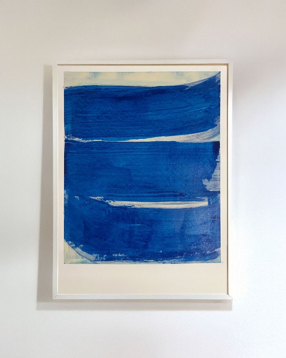 Semeia — E, acrylique raclée sur carton-bois, 60 × 80 cm, 2025