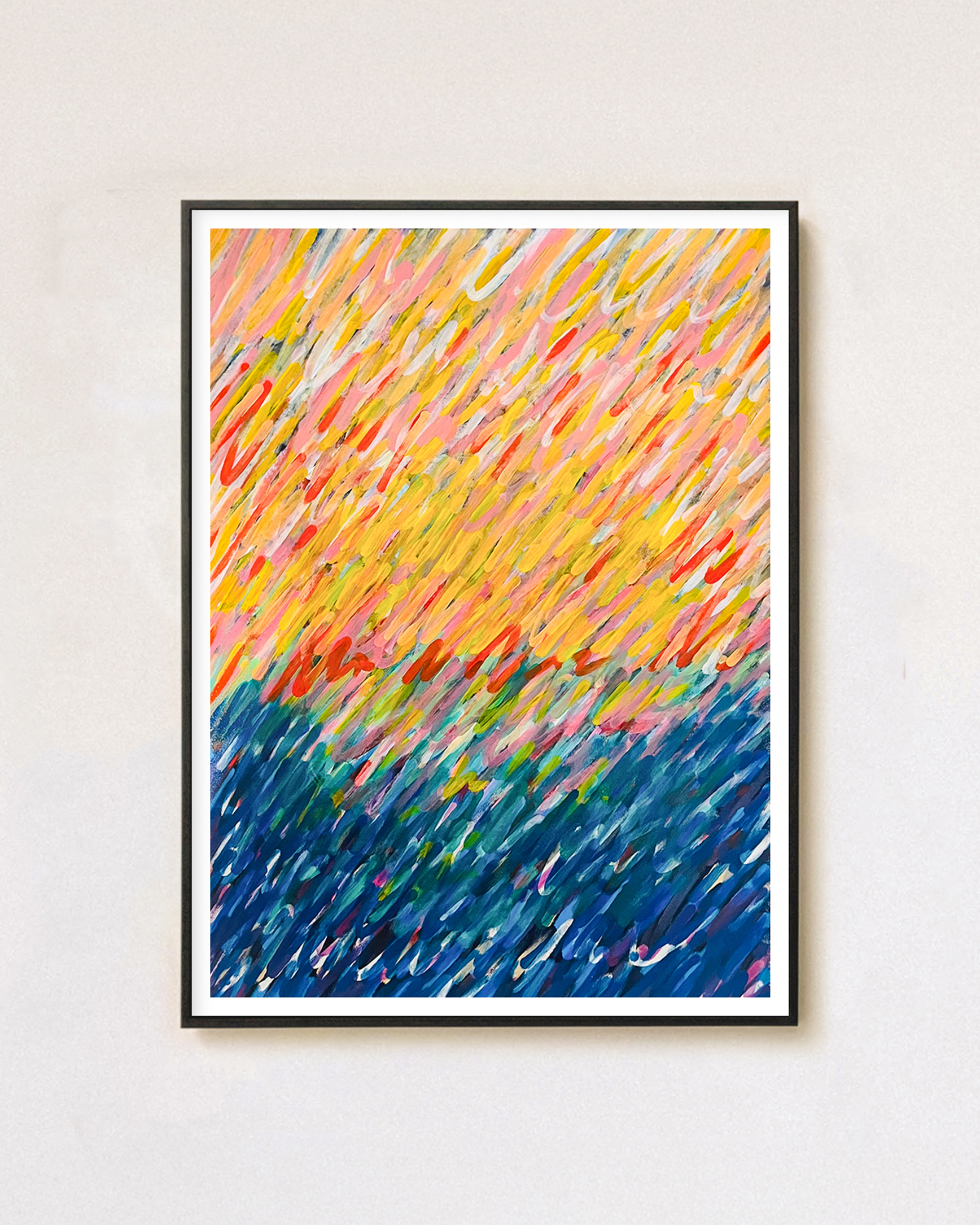 Saturations N°13, carton-bois, 60×80 cm, 2025