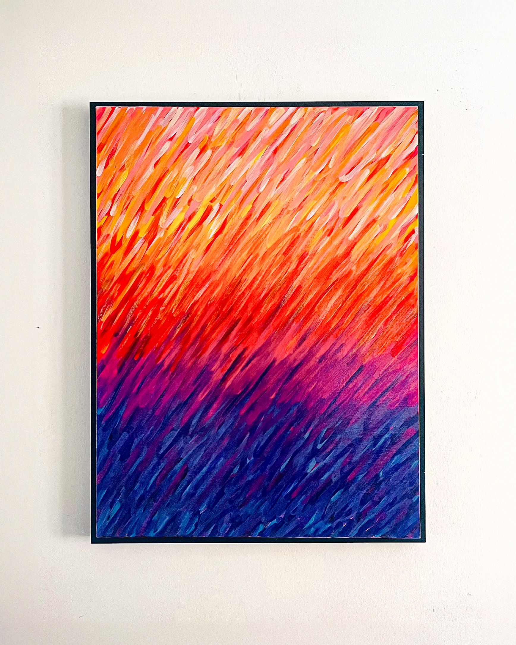 Saturations N°14, toile coton, 60×80 cm, 2025