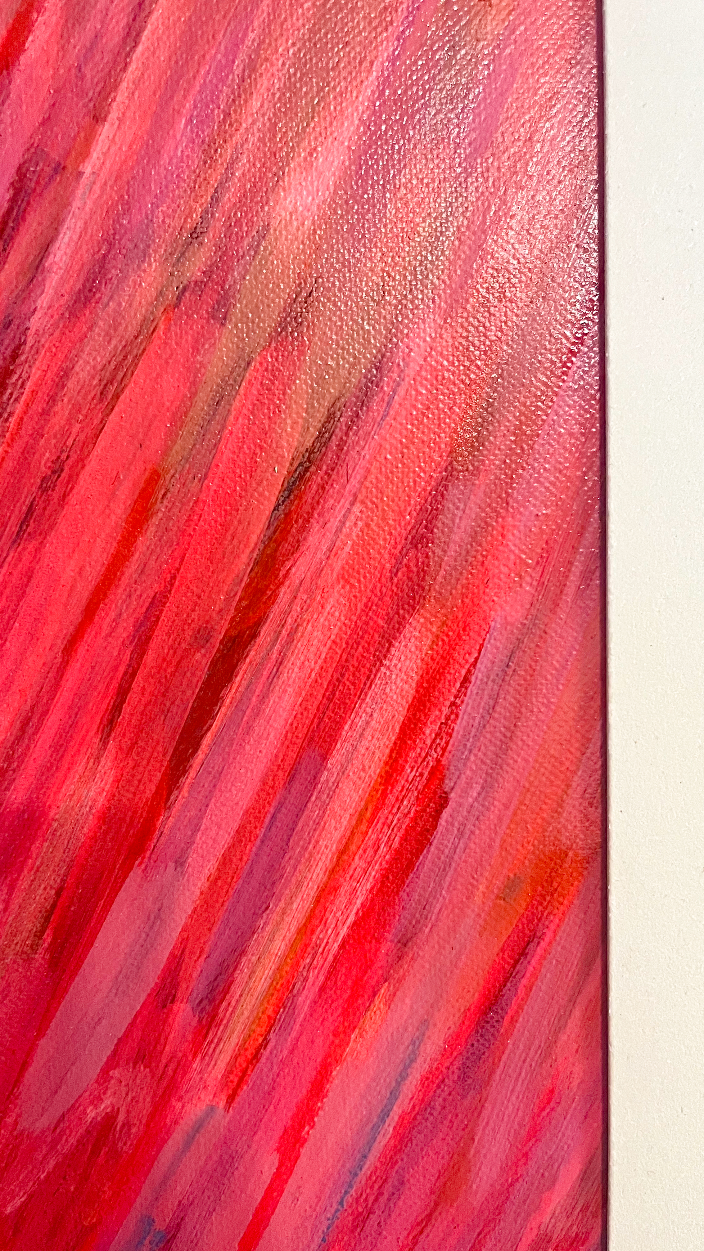 Saturations — détail, écriture dissoute